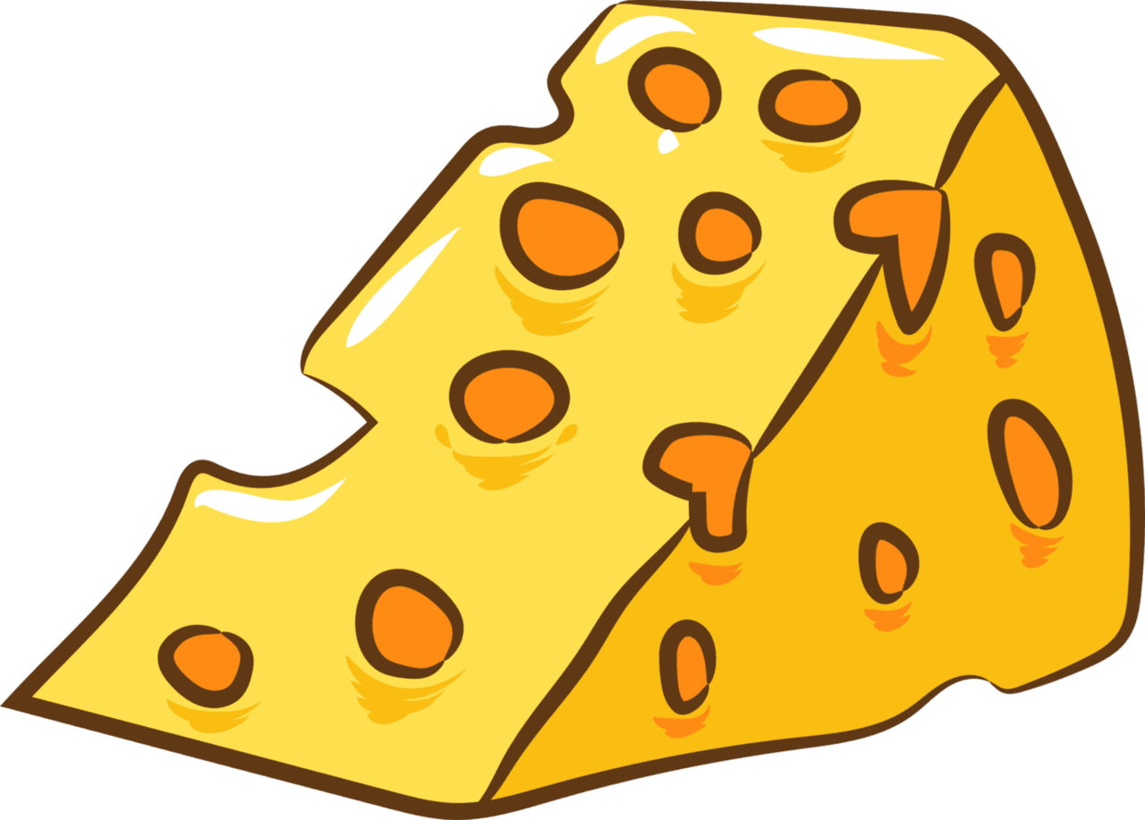 Cheese graphic clipart design logo