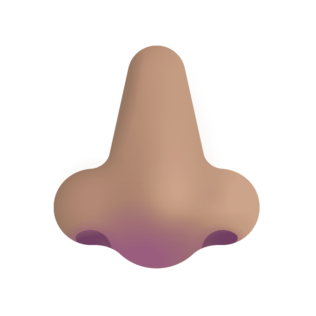 Nose medium fluentui emoji microsoft clipart vector