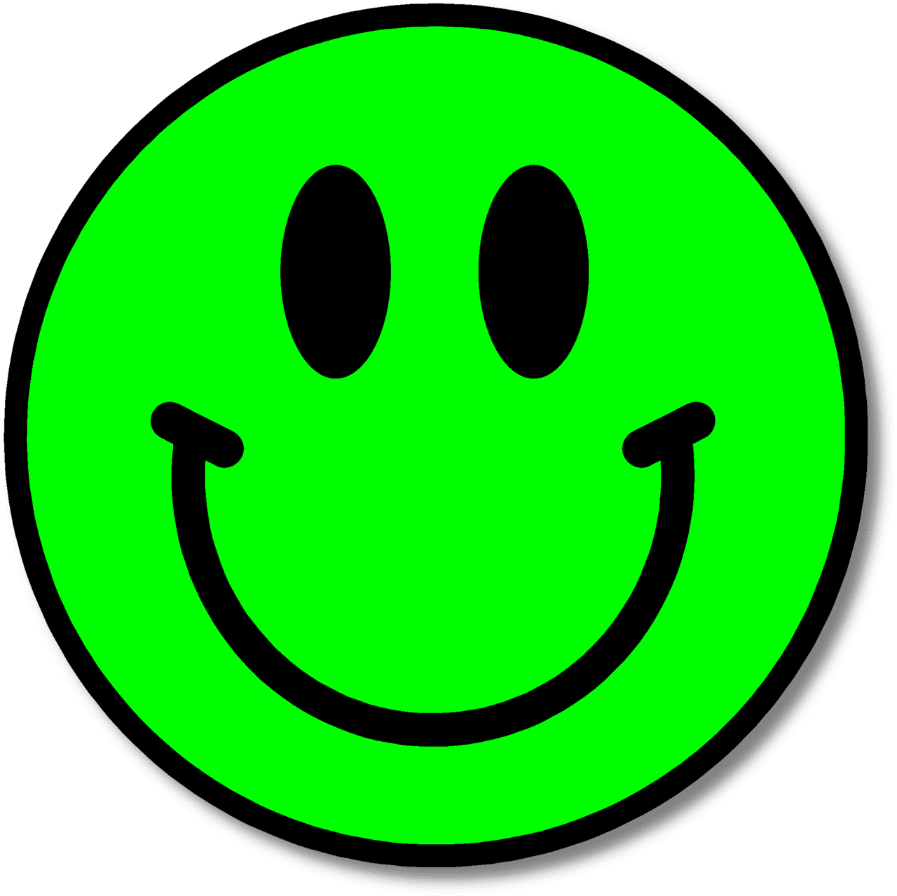 Green smiley face clipart clip art