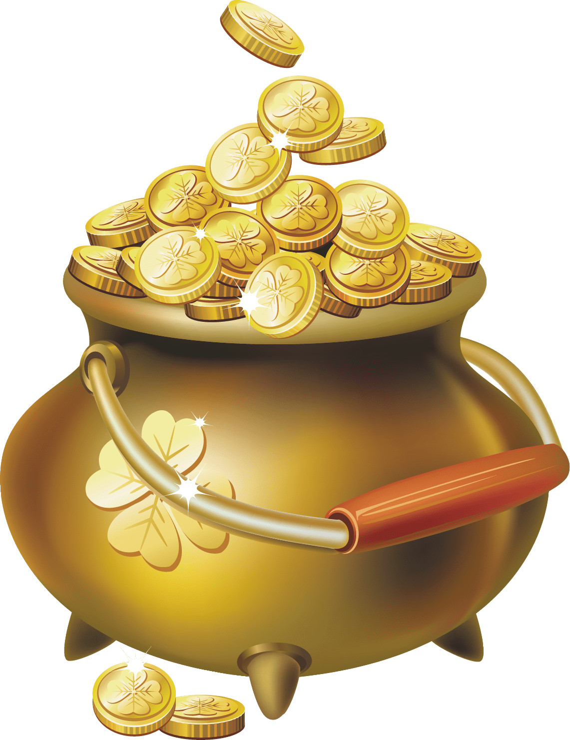 St patricks day sav treasure sa leprechaun clipart vector