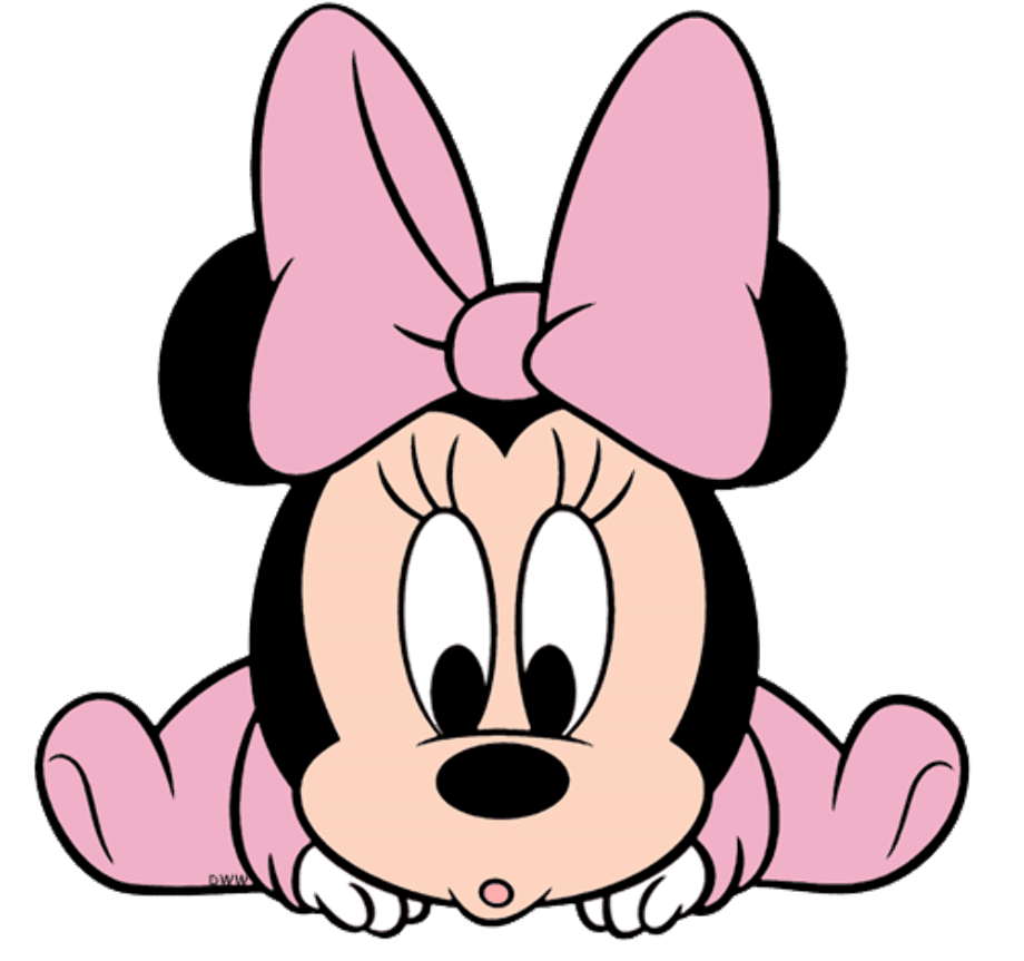 High quality minnie mouse clipart light pink background