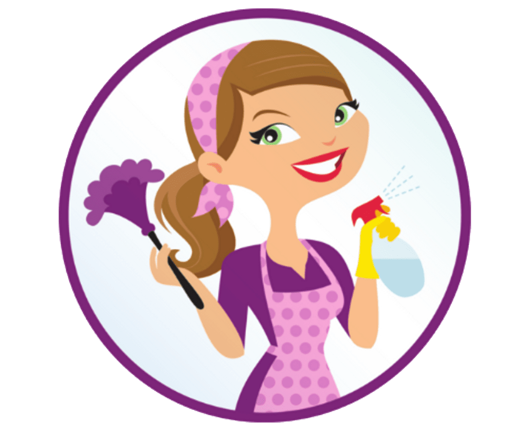 Home cleaning services in medford oregon just cleaned clipart vector