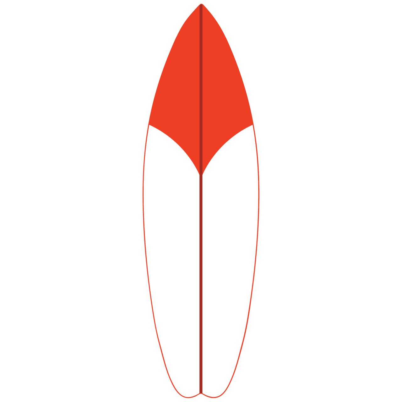 Surfboard pin page clipart logo