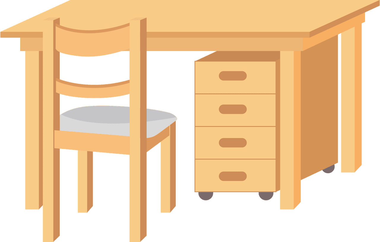 Bedroom furniture vector art and graphics for clip clipart