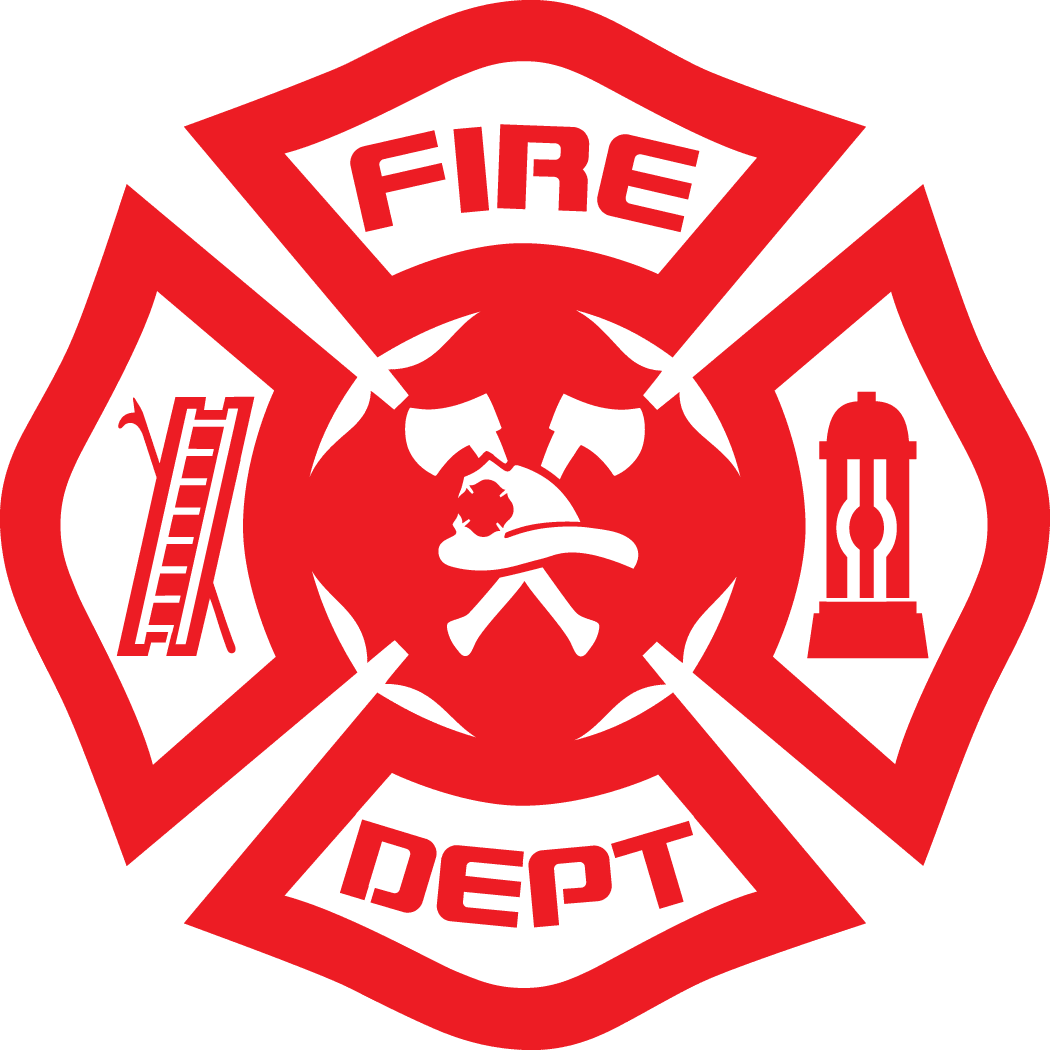 Fire truck pin page clipart logo