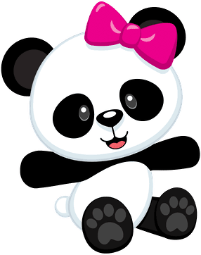 Panda manu clipart background