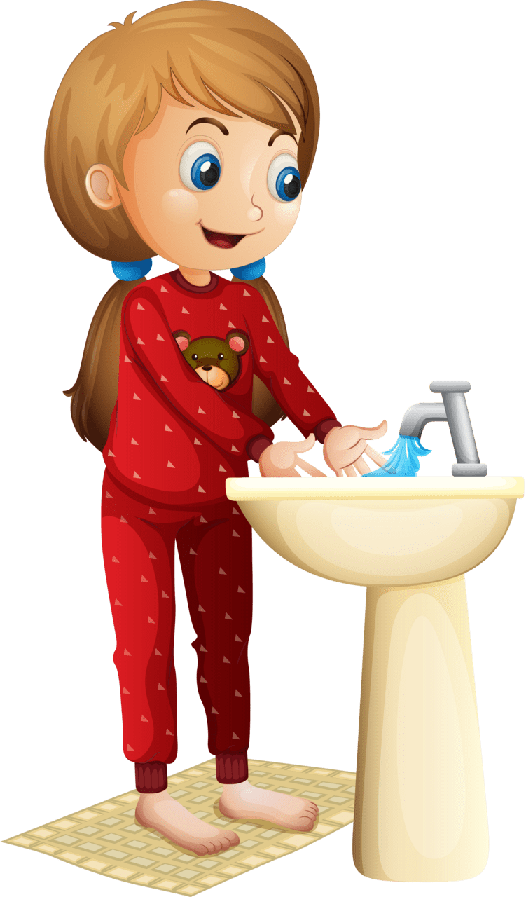 Brush teeth page clipart logo