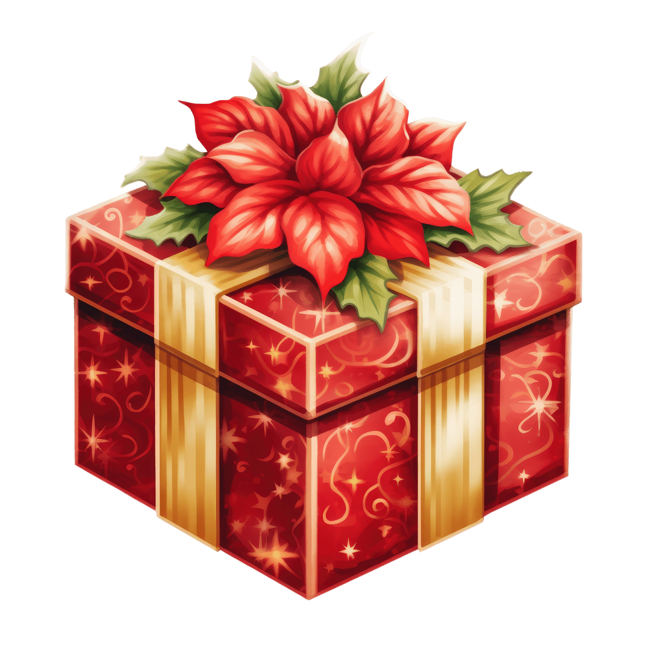 Christmas present page clipart picture