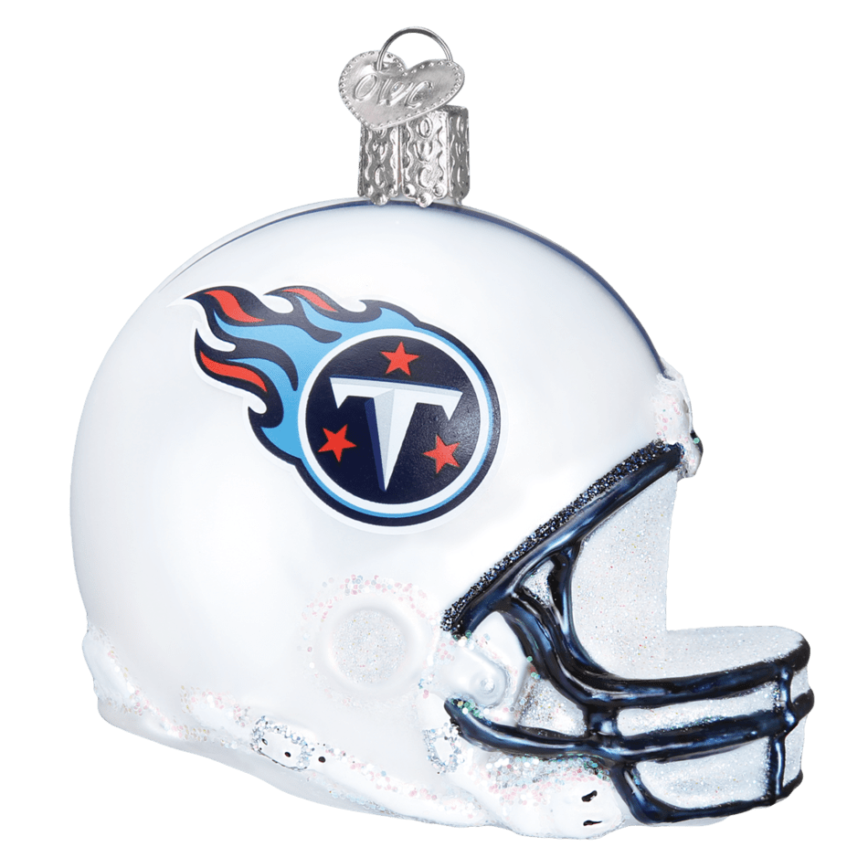 Football helmet tennessee titans old world christmas ornament clipart logo