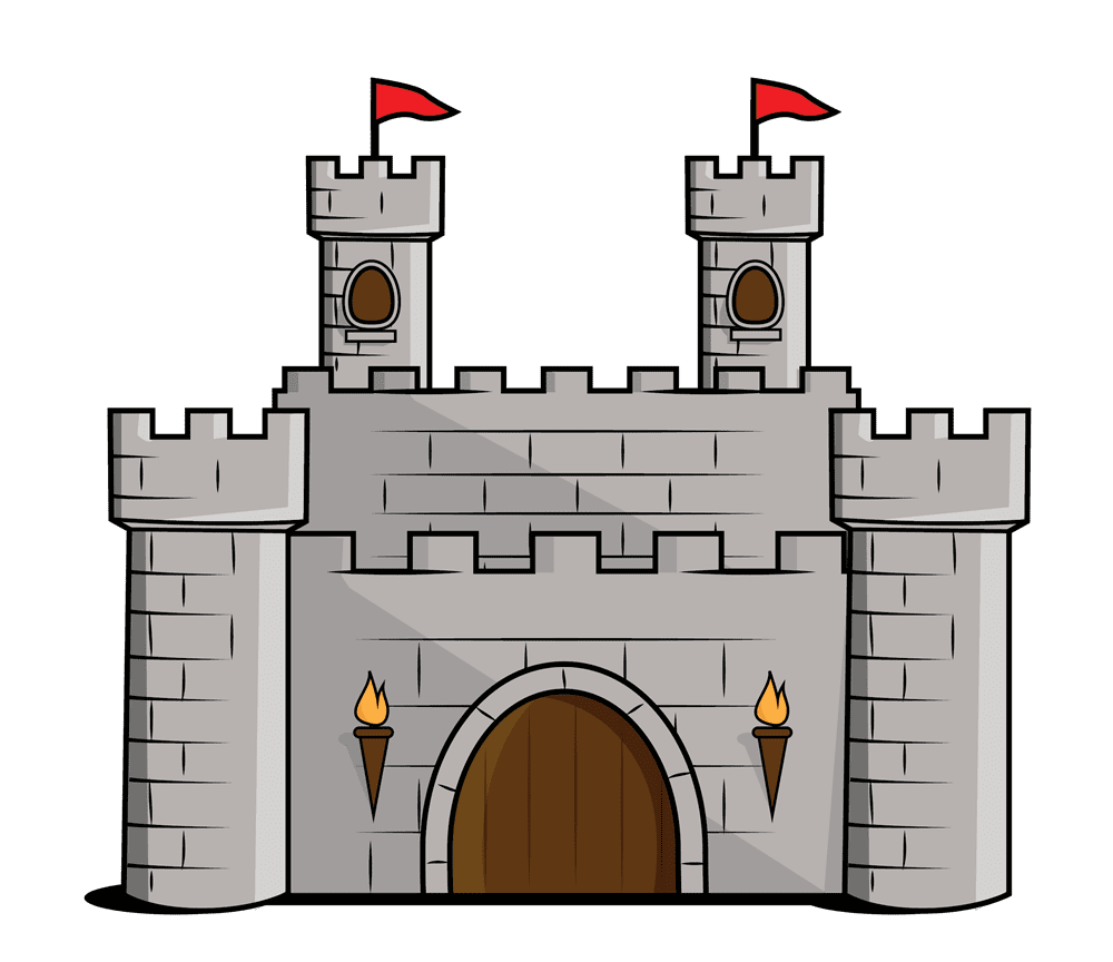 Castle triangle clipart transparent