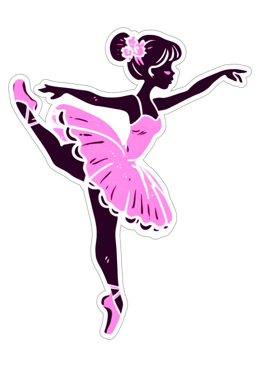 Dancer bailarina imagens em fundo contorno clipart