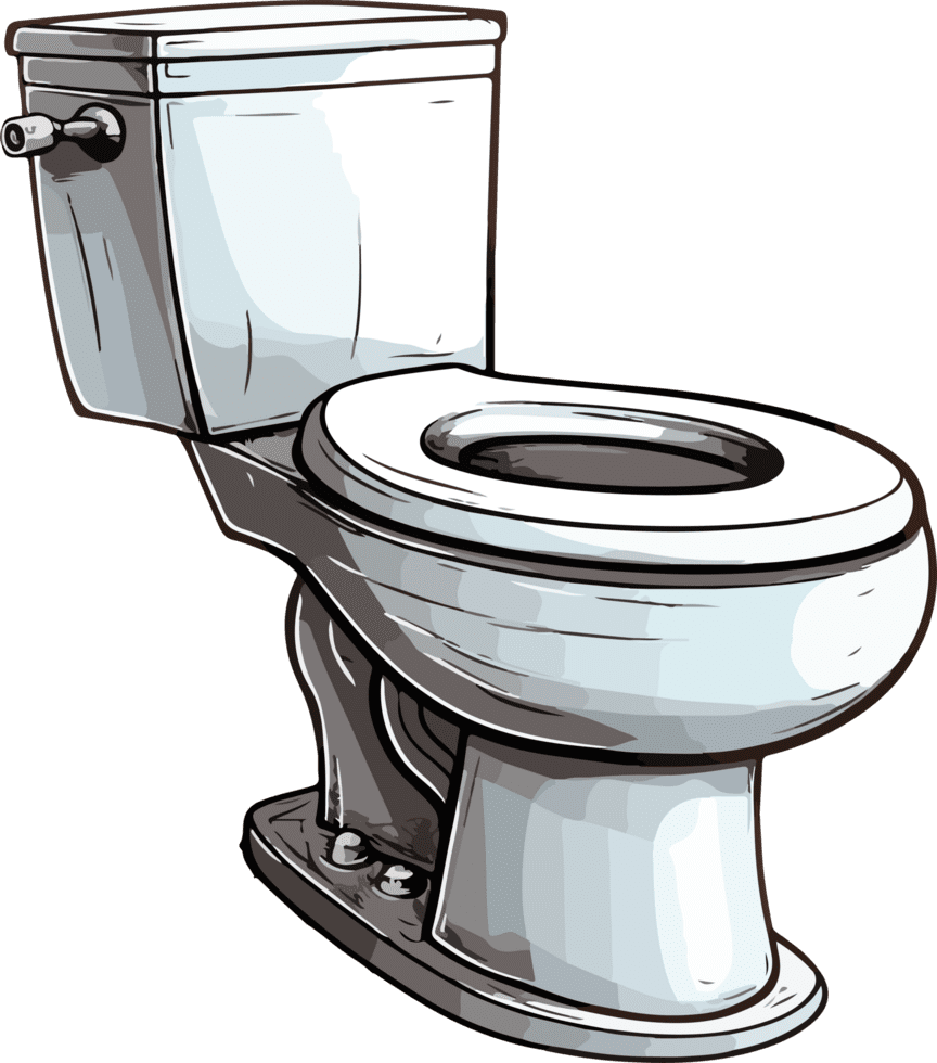 Toilet isolated background clipart