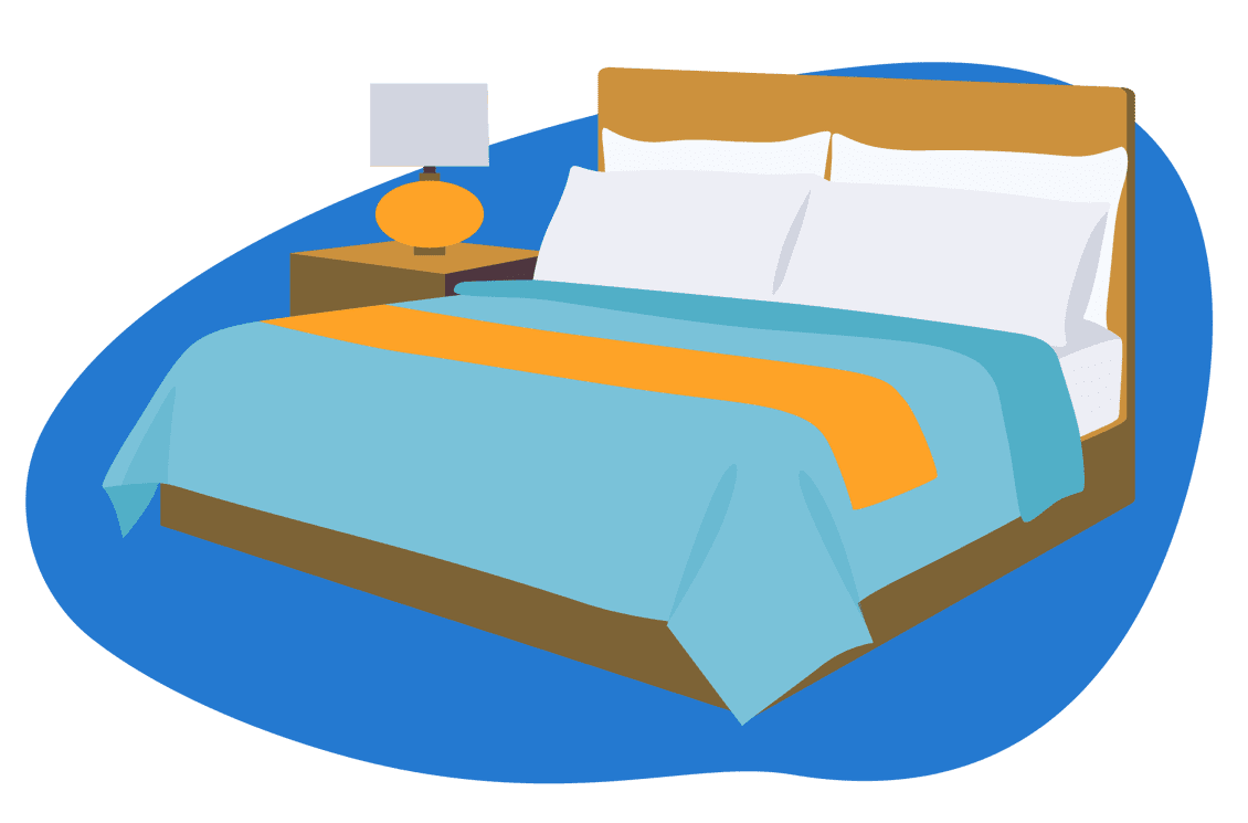 The ideal bedroom environment for your clipart transparent