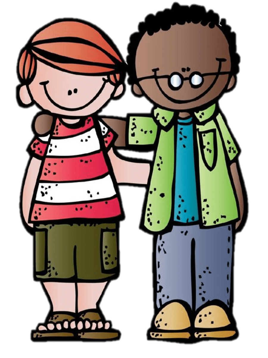 Friendship melonheadz bullying clipart vector