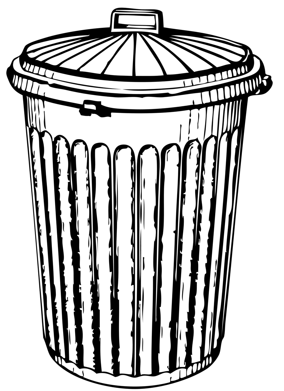 Pictures of trash can images clipart