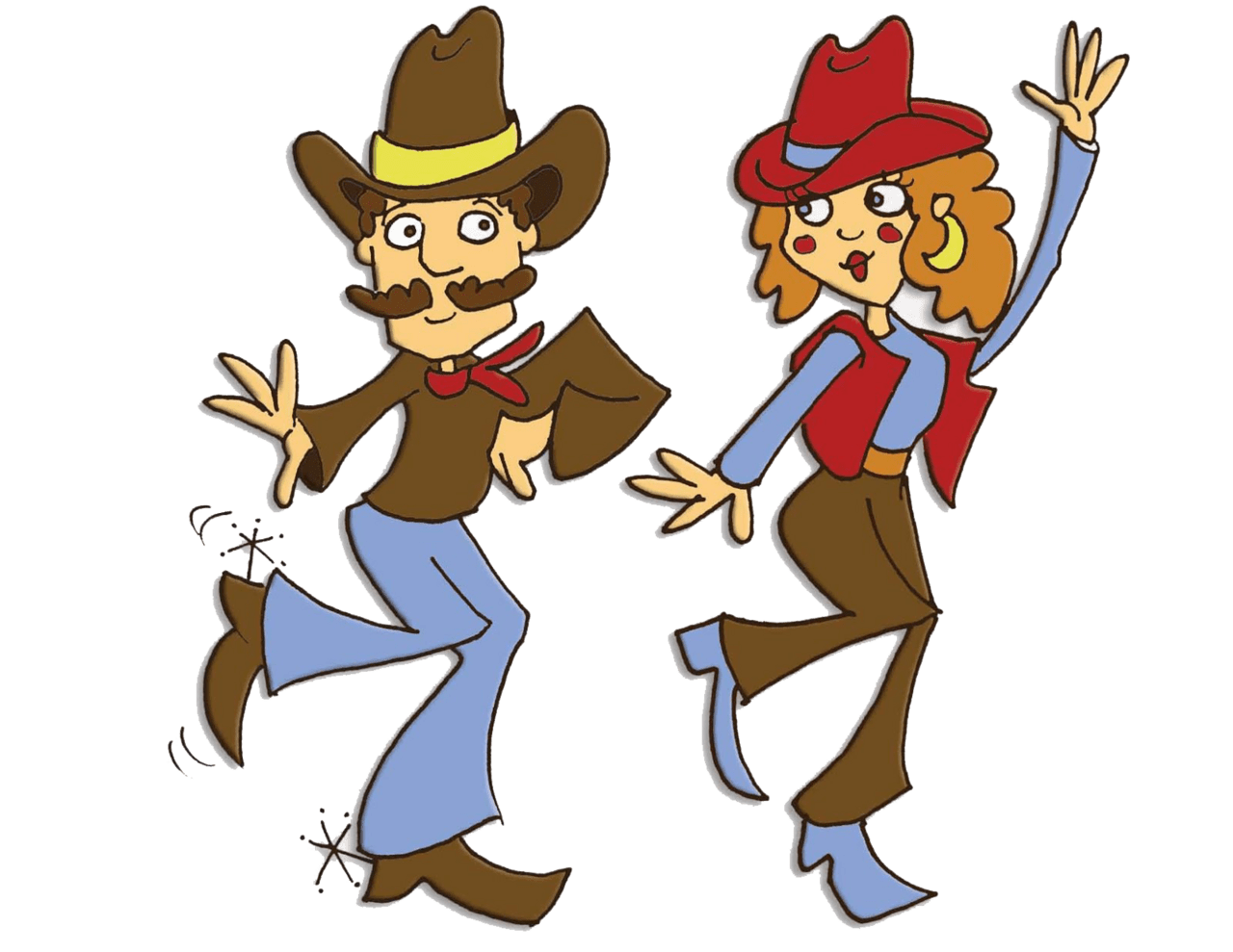Cowgirl hat page clipart picture 2