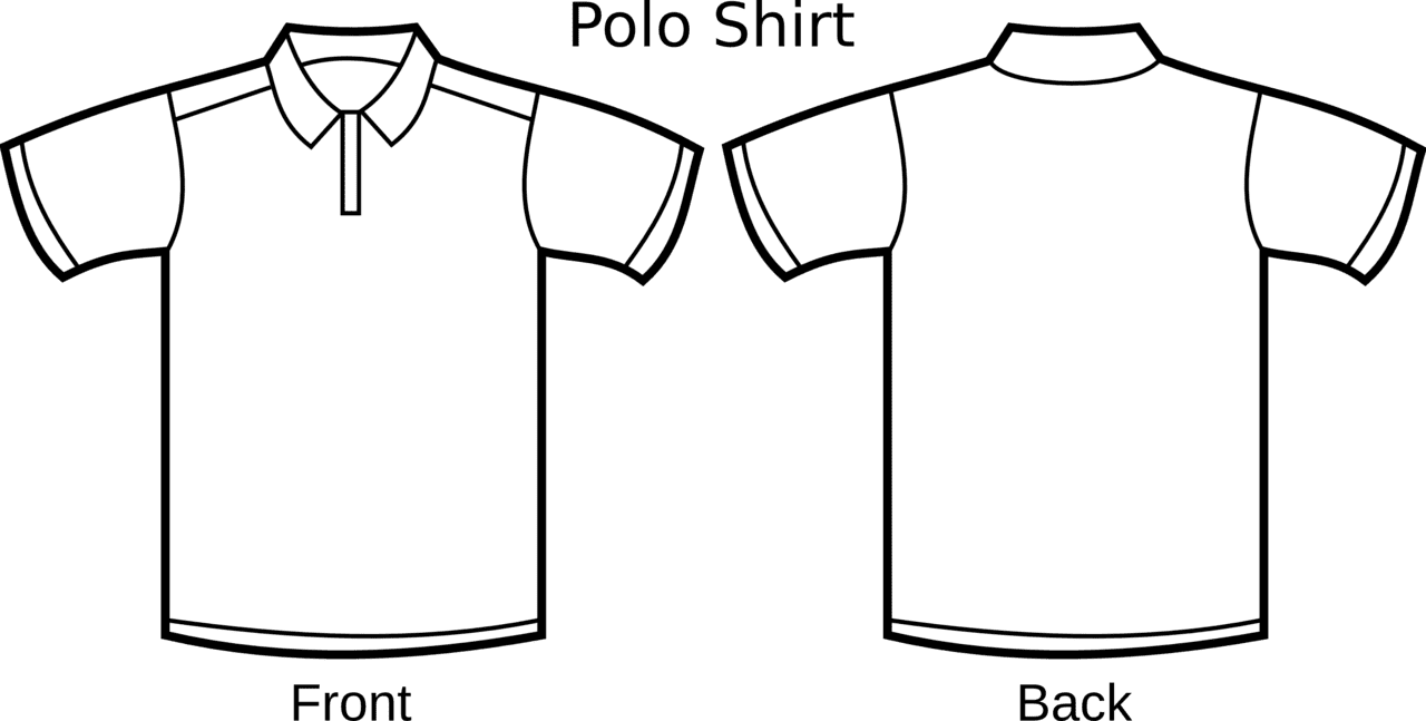 Shirt pin page clipart free