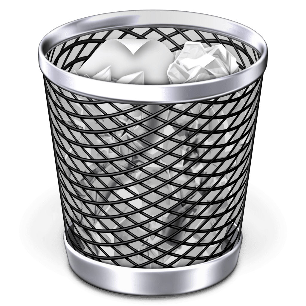 Trash can image cc library clipart