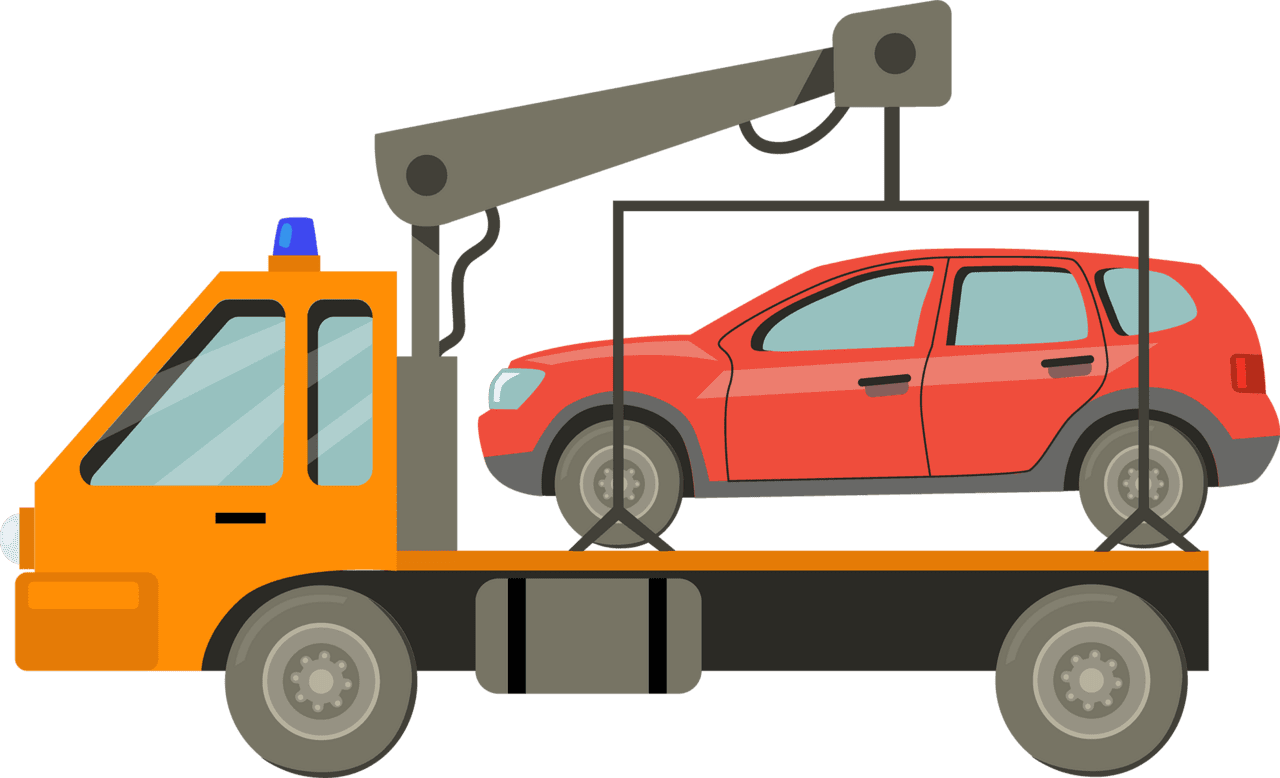 Truck wheeler surance vector image clipart