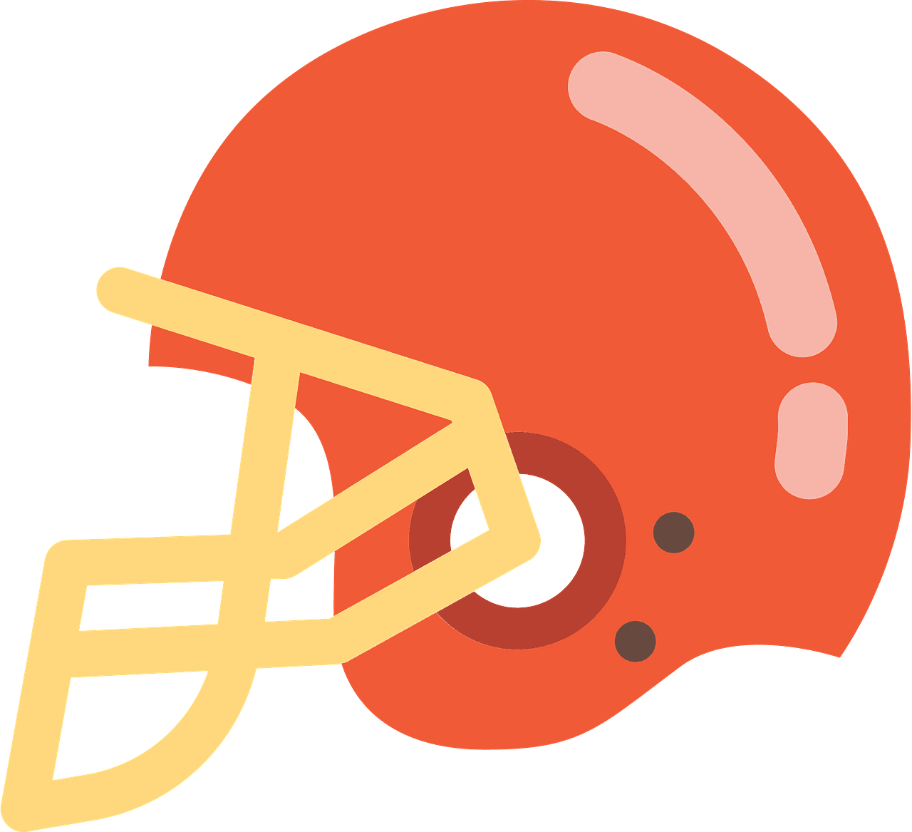 Football helmet vector clipart images