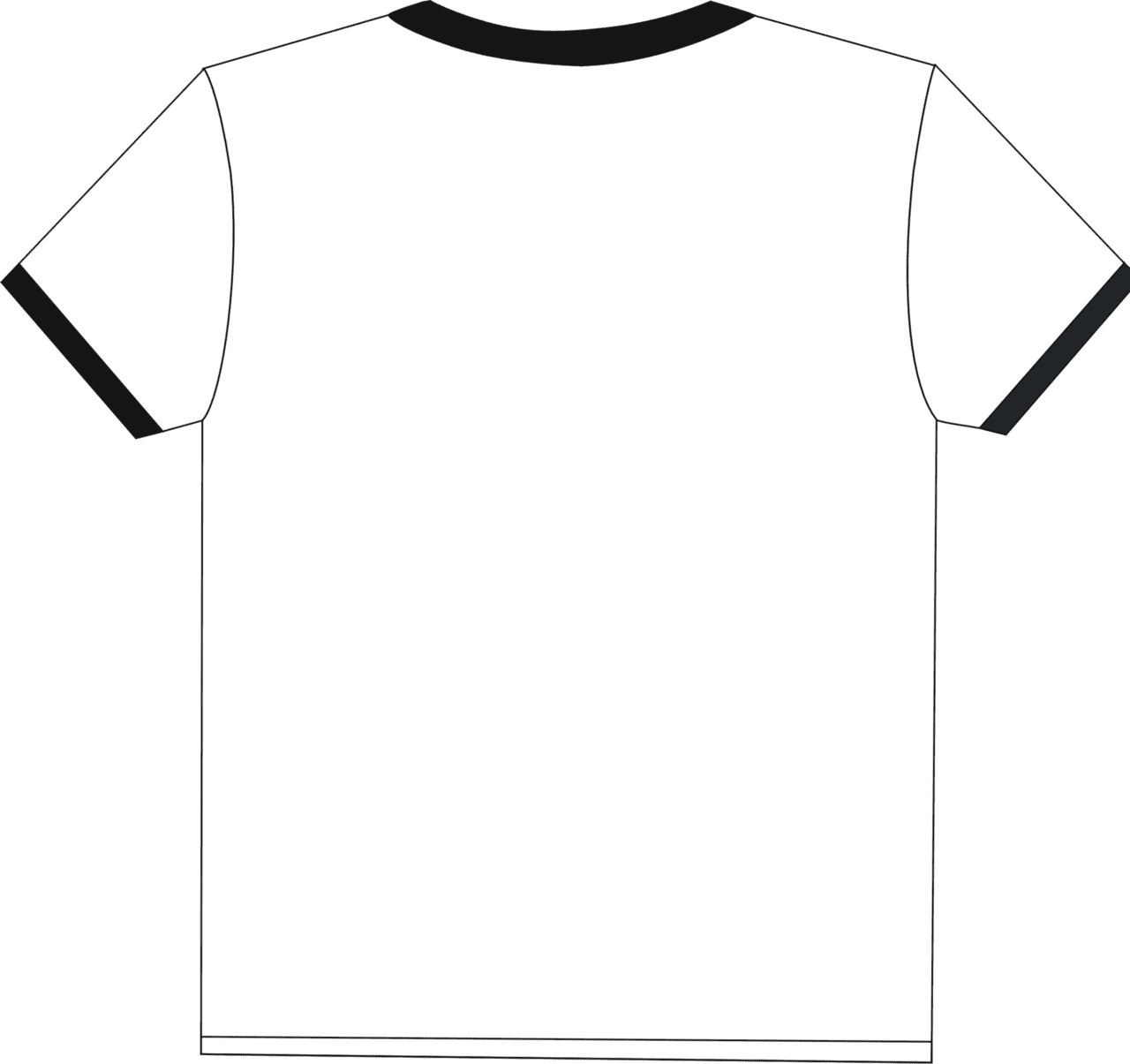 White shirt clipart design medium size active clip art