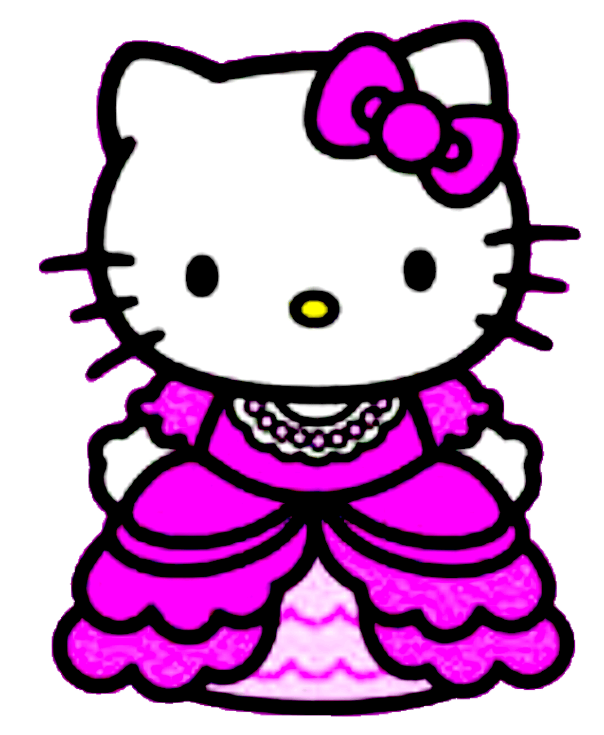 Hello kitty pin page clipart free 4