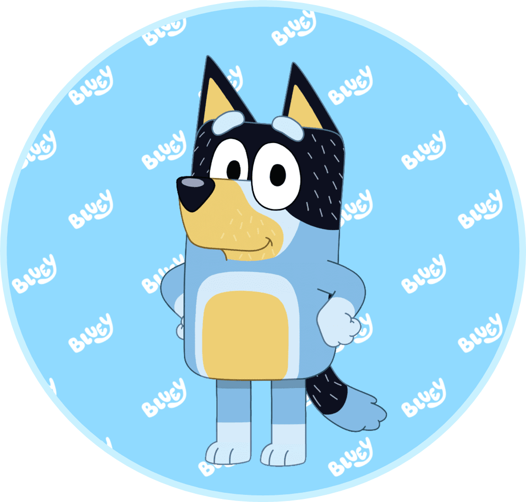 Bluey pin page clipart picture