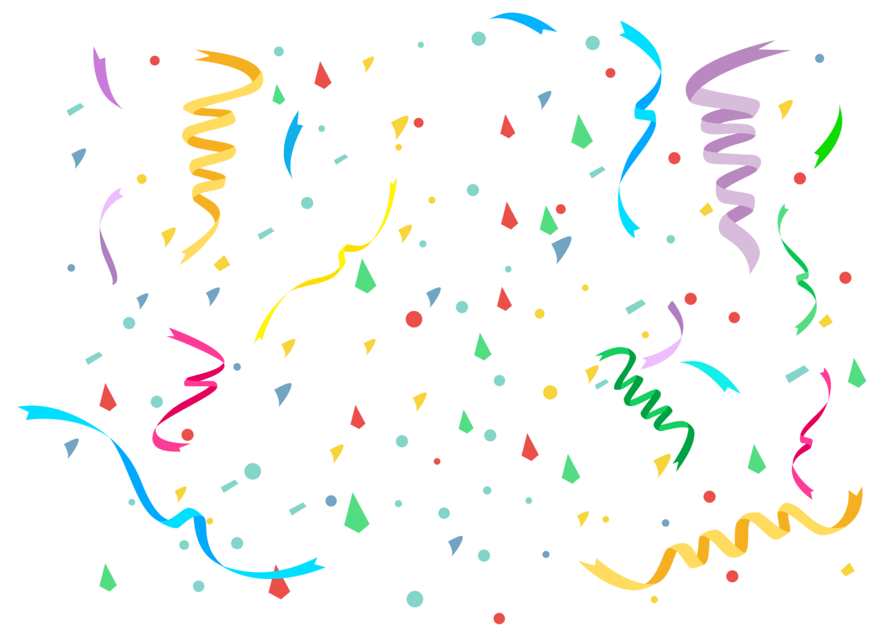 Confetti clipart image 2