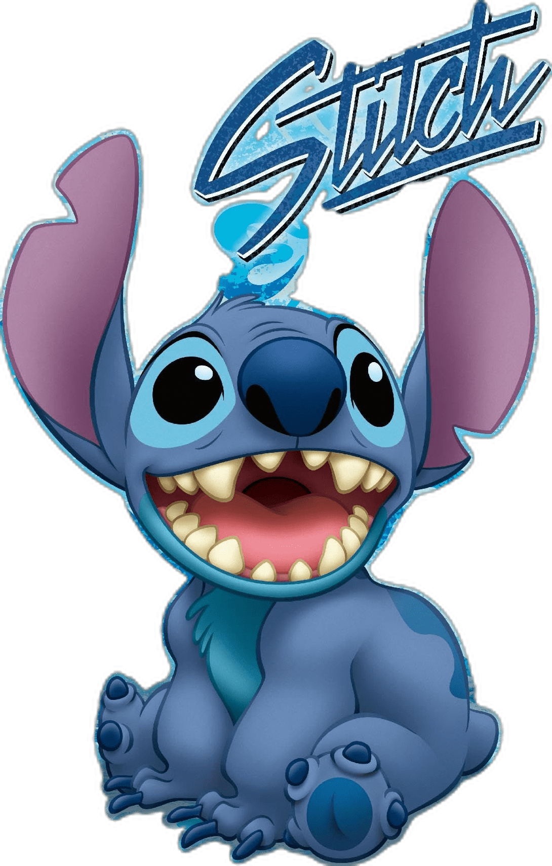 Trends international disney lilo and stitch sitting wall poster unframed version clipart clip art