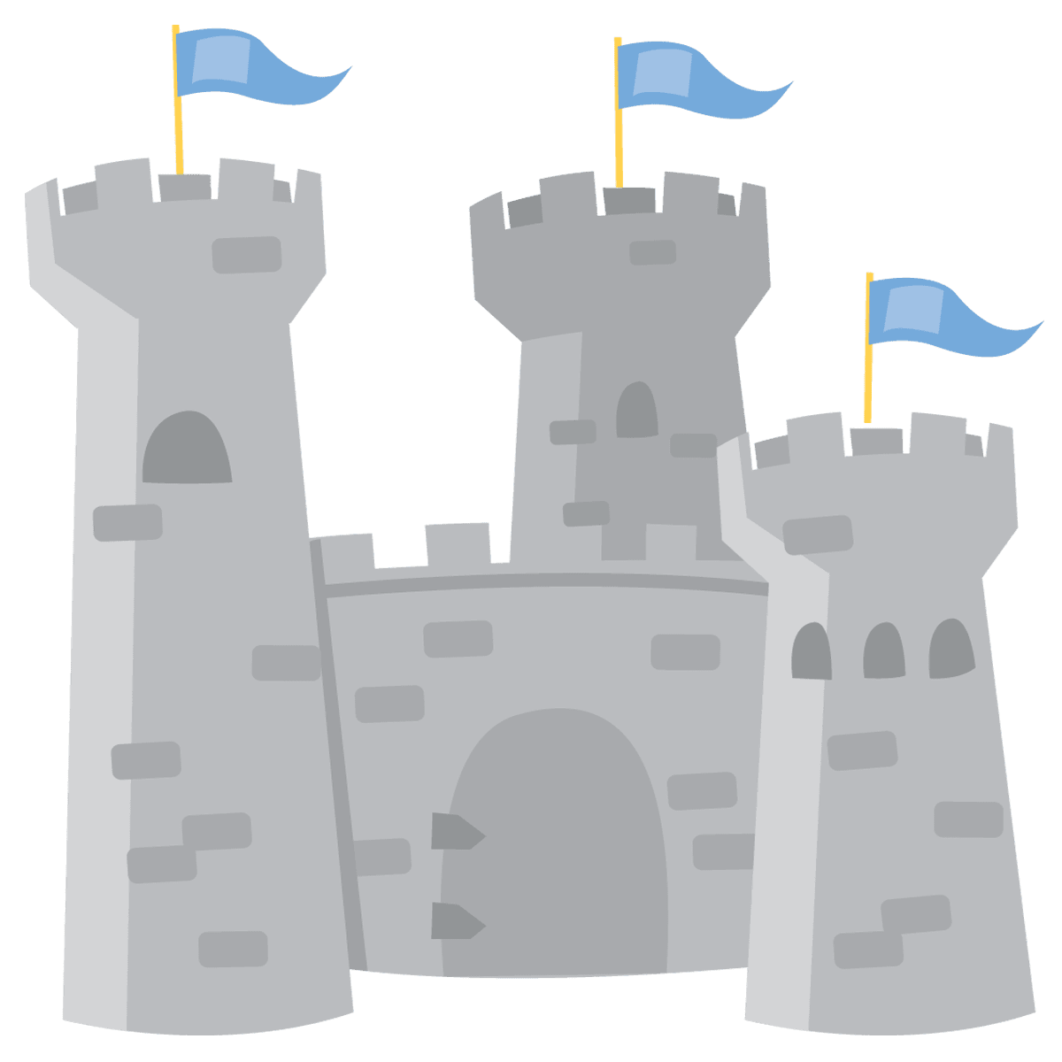 Castle branca de neve cute castelo clipart picture