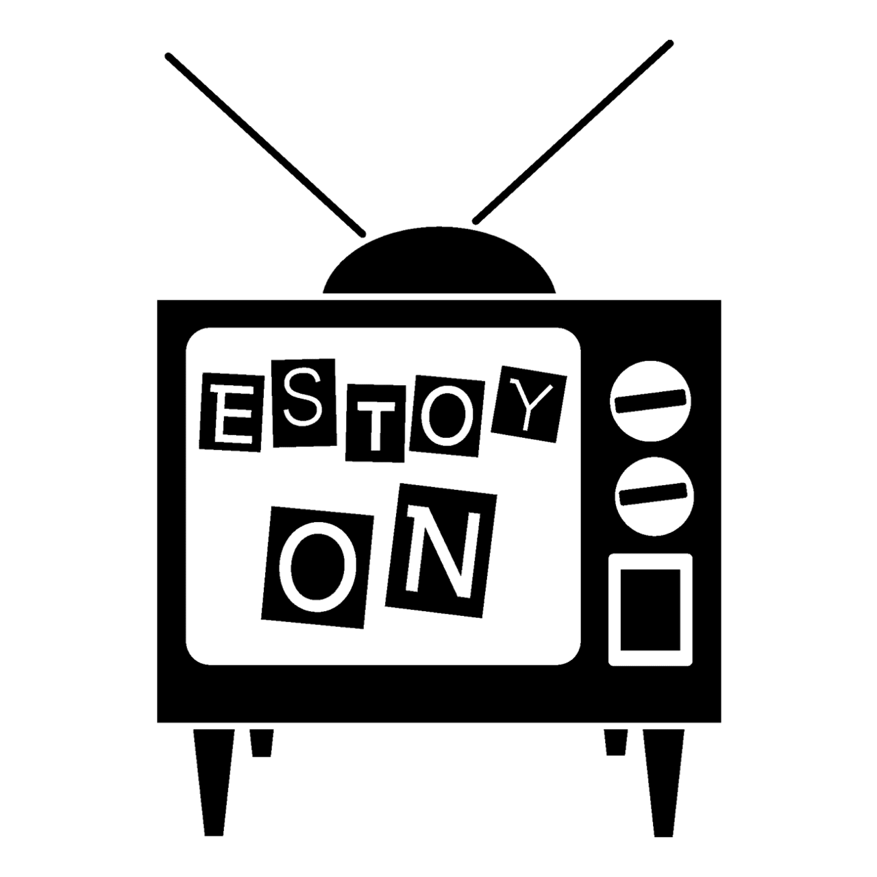 Tv ilo decorativo televisi encendida clipart background