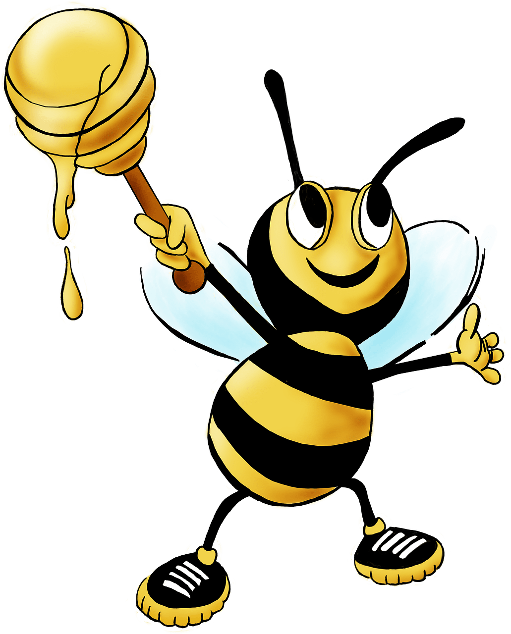 Bumblebee honey bee image clipart