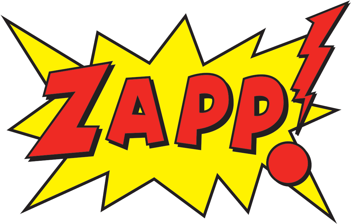 Explosion zap clipart free