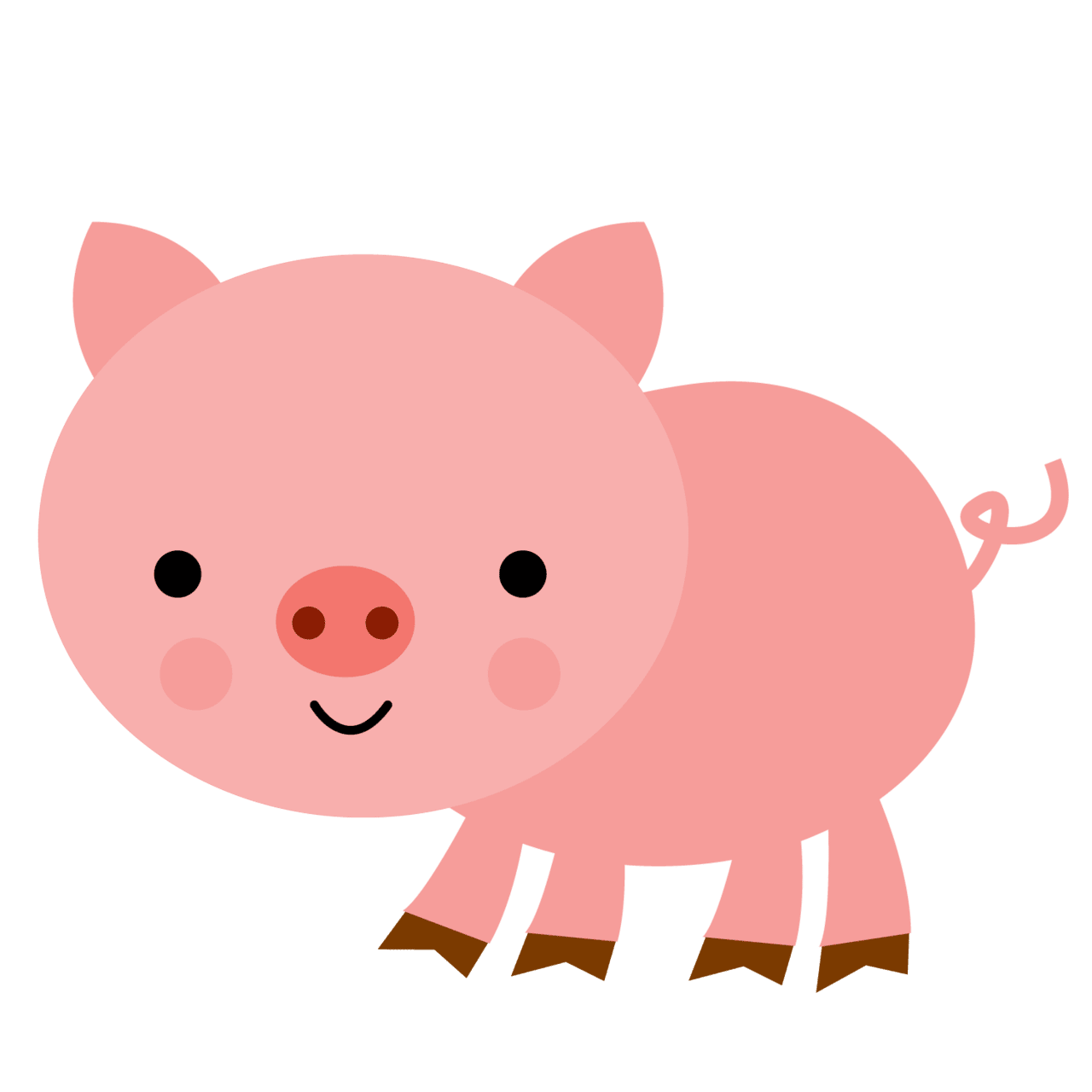 Piglet pin page clipart background 2