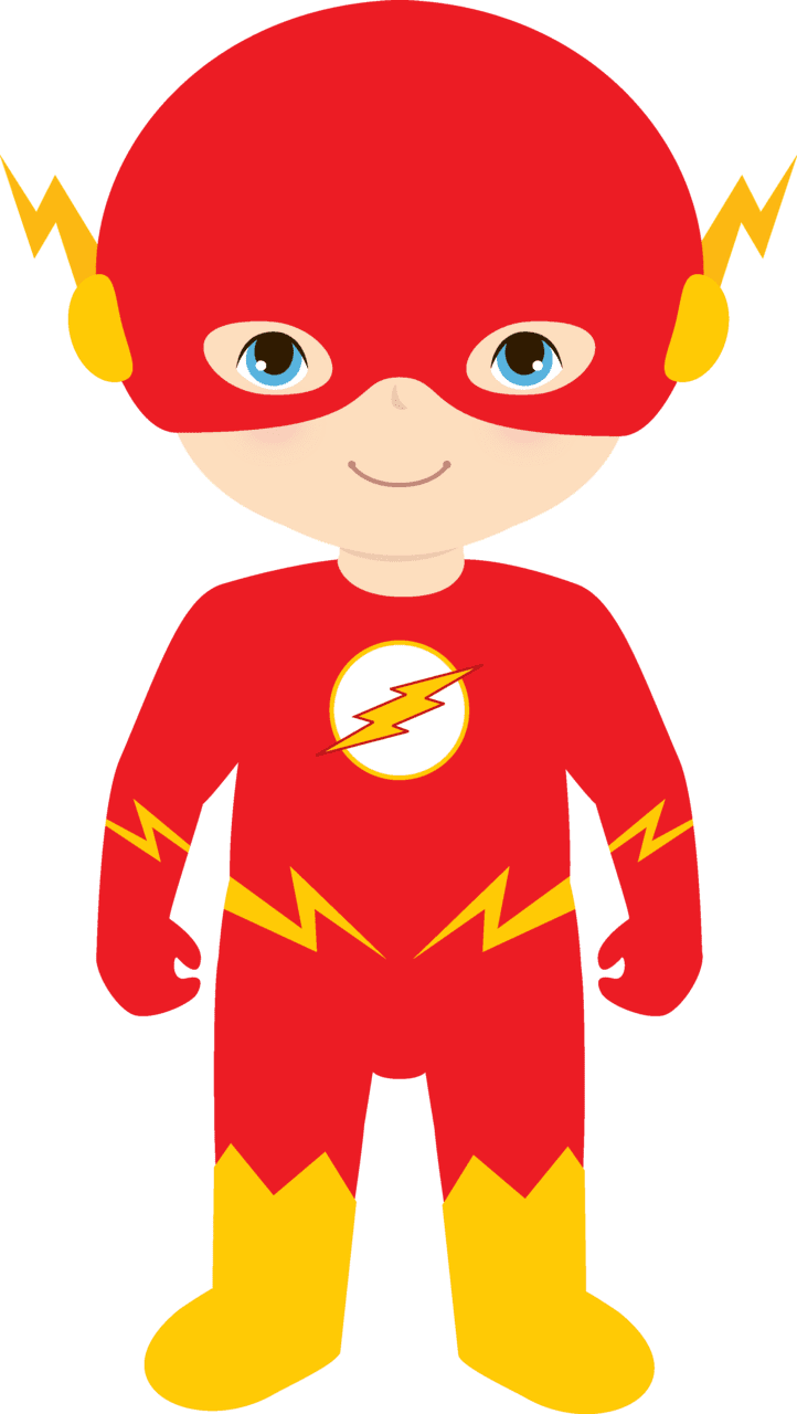 Superhero pin page clipart logo 2