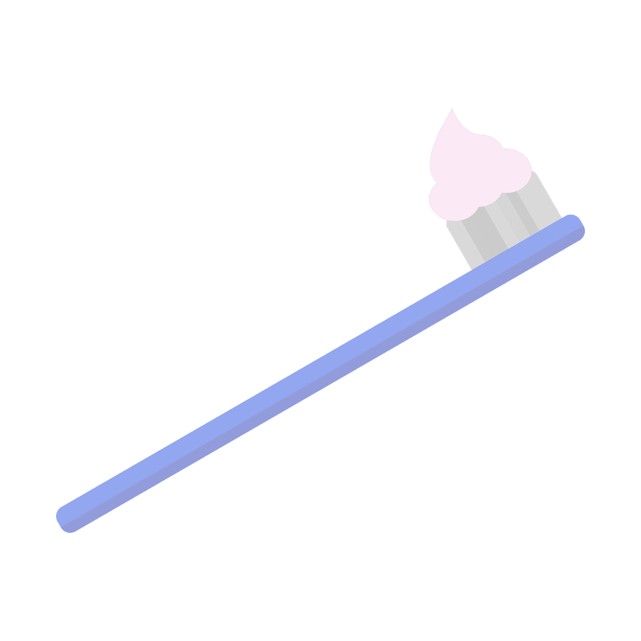 Toothbrush vector art graphics clipart 2