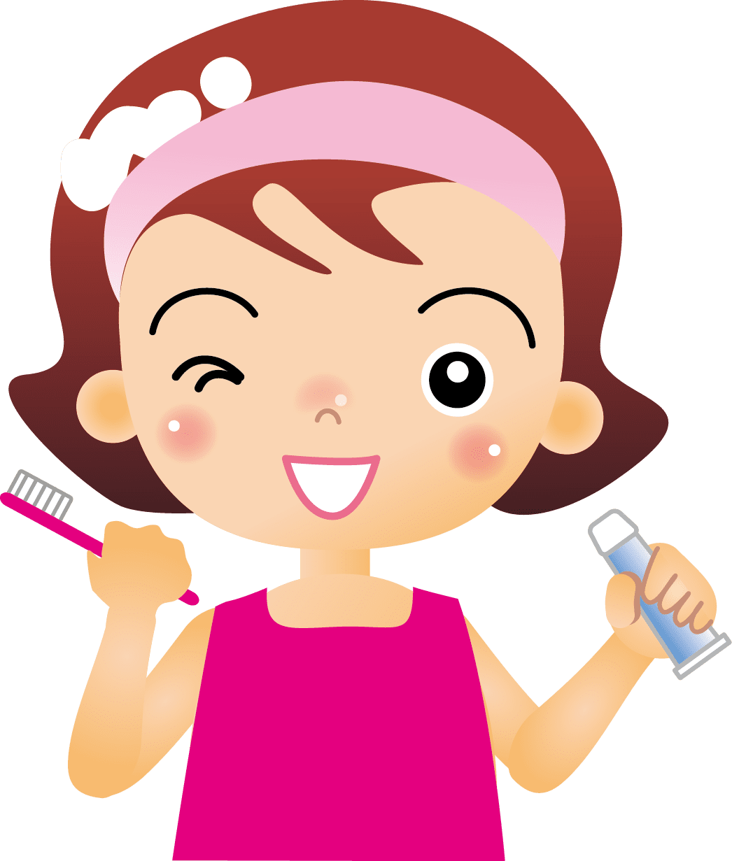 Brush teeth pin page clipart logo 3