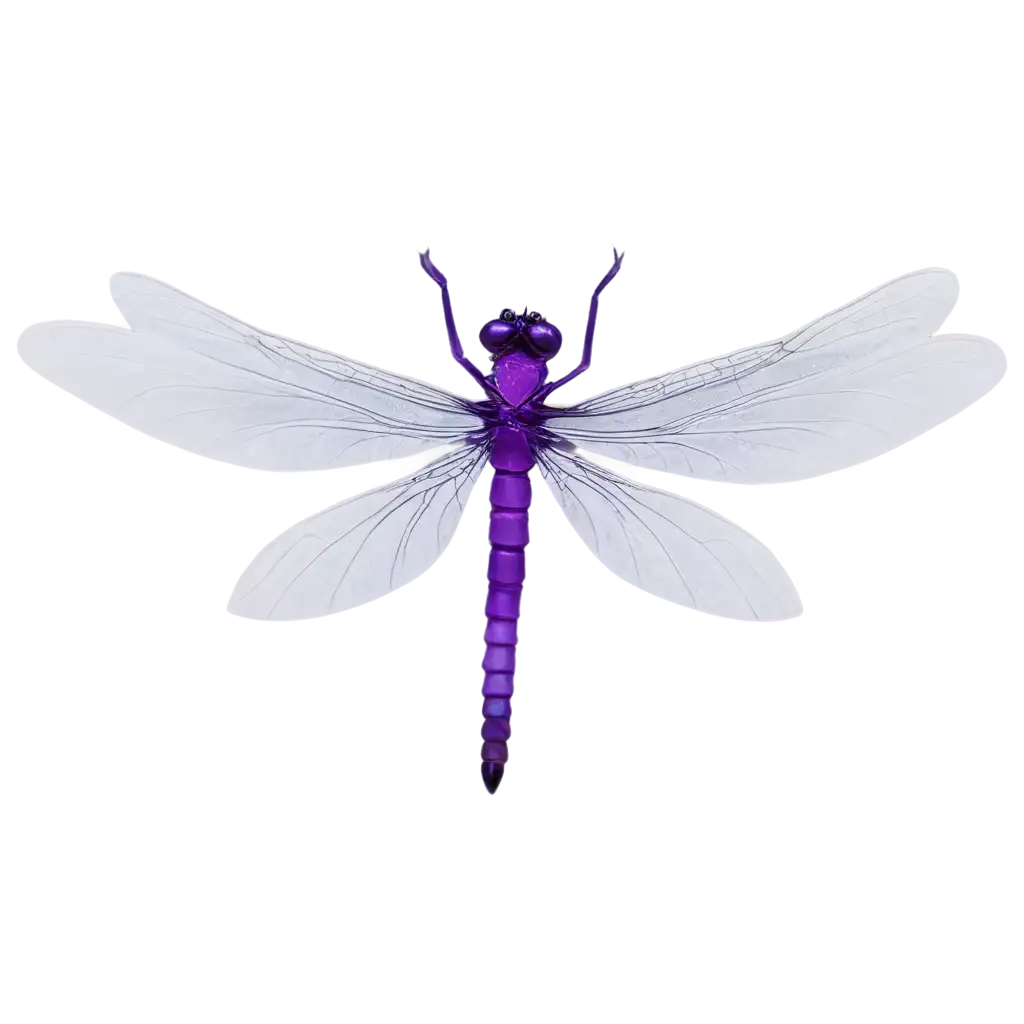 Thin purple dragonfly with white wings image exquisite art for line creativity prompt clipart 2