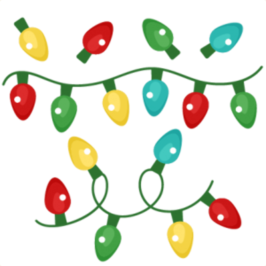 Pink christmas lights ipart clipart photo