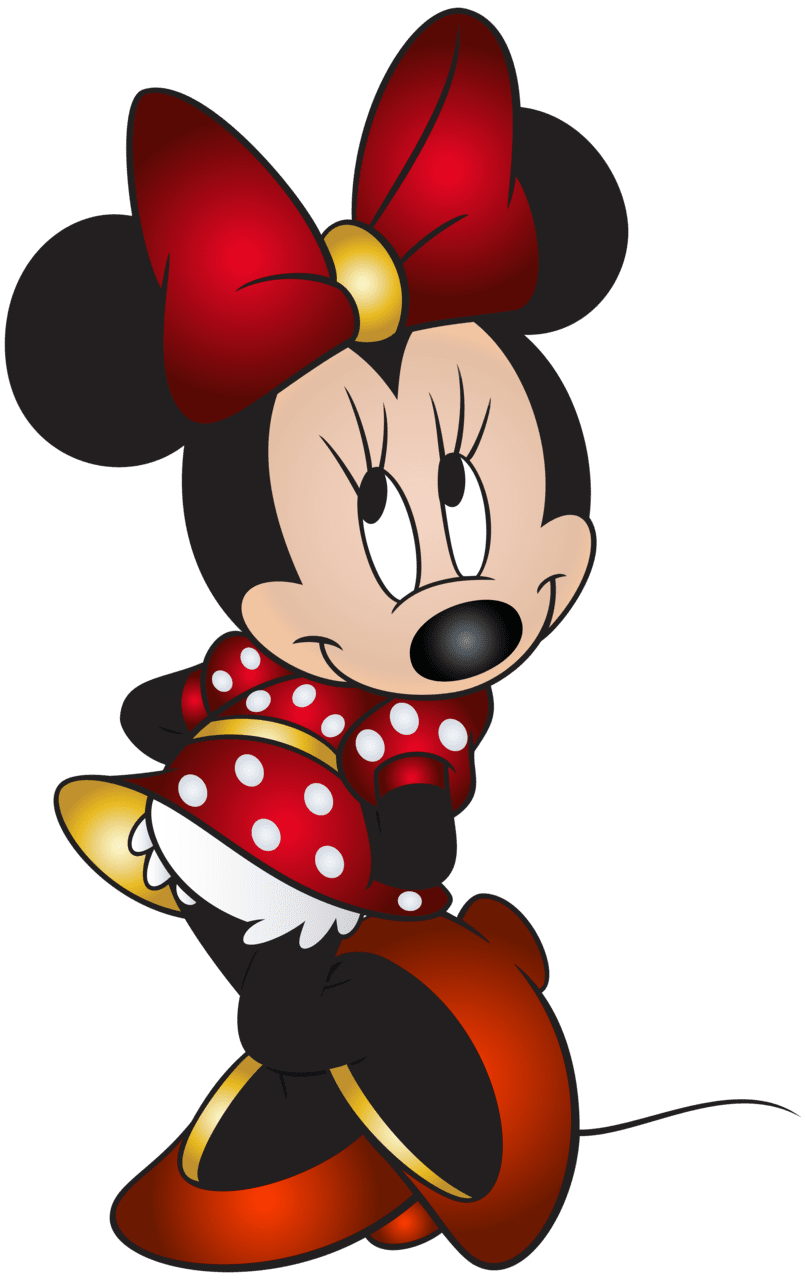 Minnie mouse liptl clipart vector