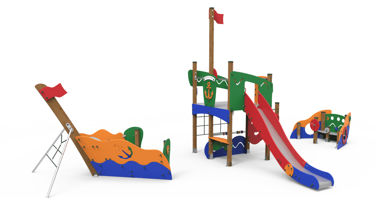 Playground equipment clipart vector