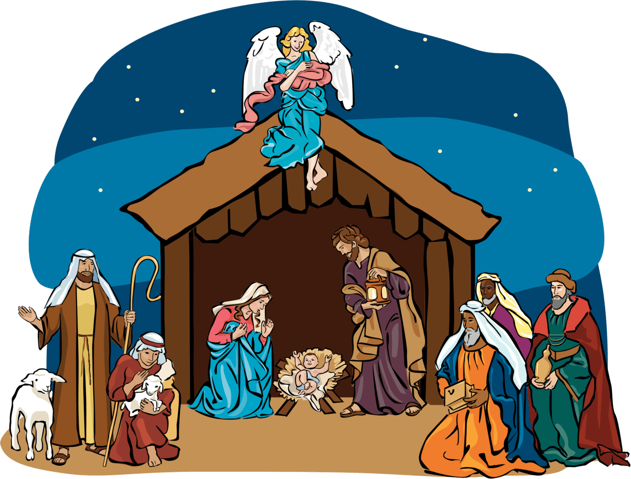 Jesus pin page clipart vector 4