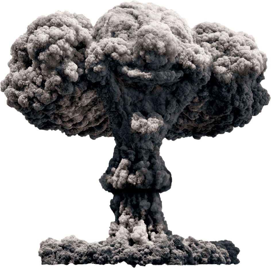 Big giant smoke explosion clipart image