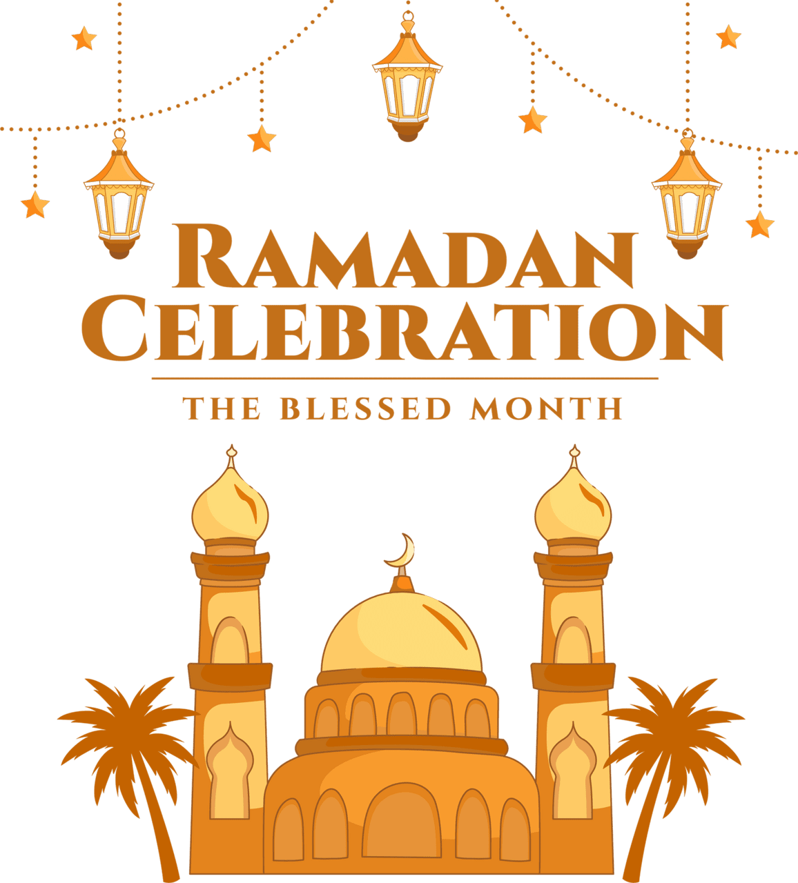 Ramadan celebration vector design clipart