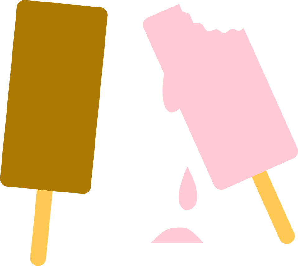 Popsicle clipart image ice cream cool and refreshing chocolate strawberry taste with bite id