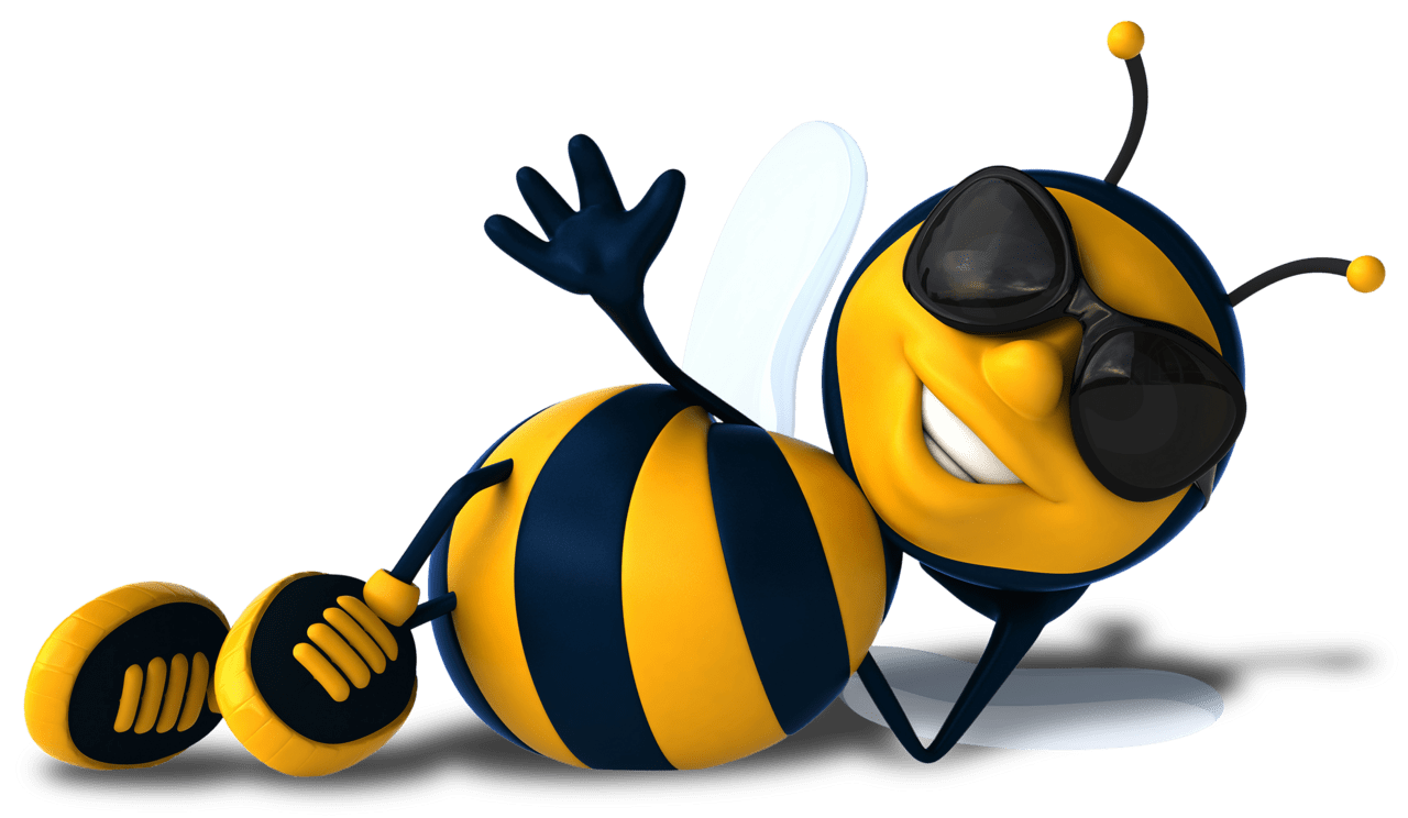 Bumblebee pin page clipart transparent