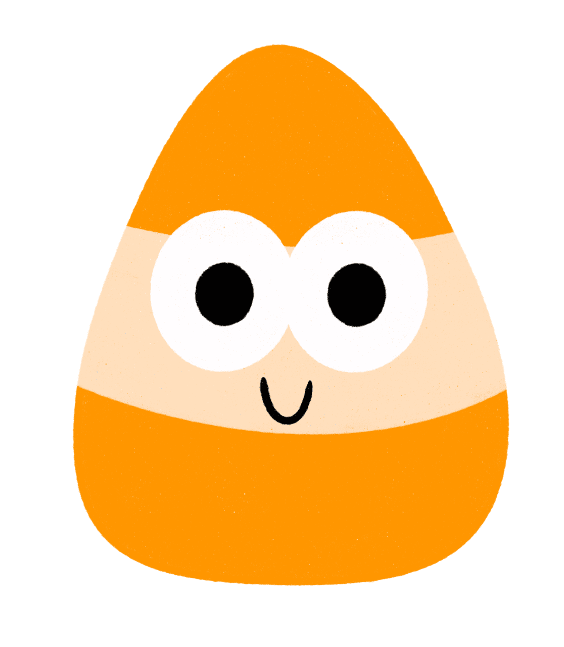 Happy halloween candy corn clipart transparent