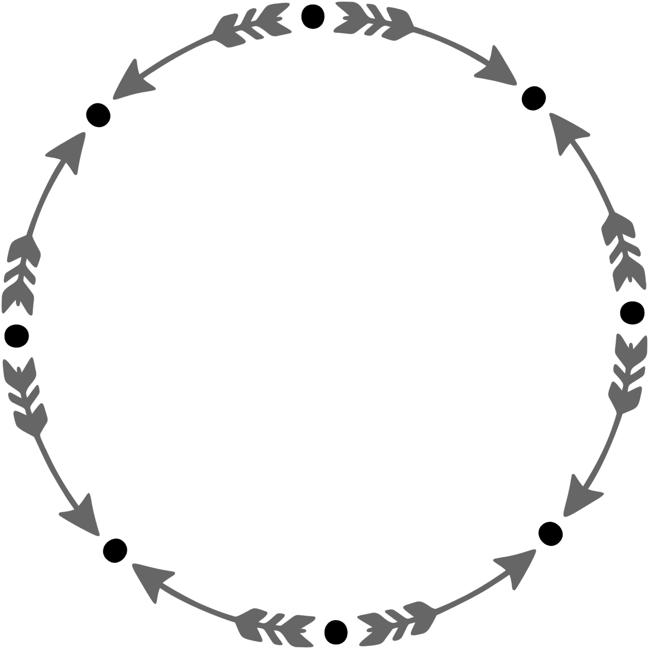 Circle pin page clipart free