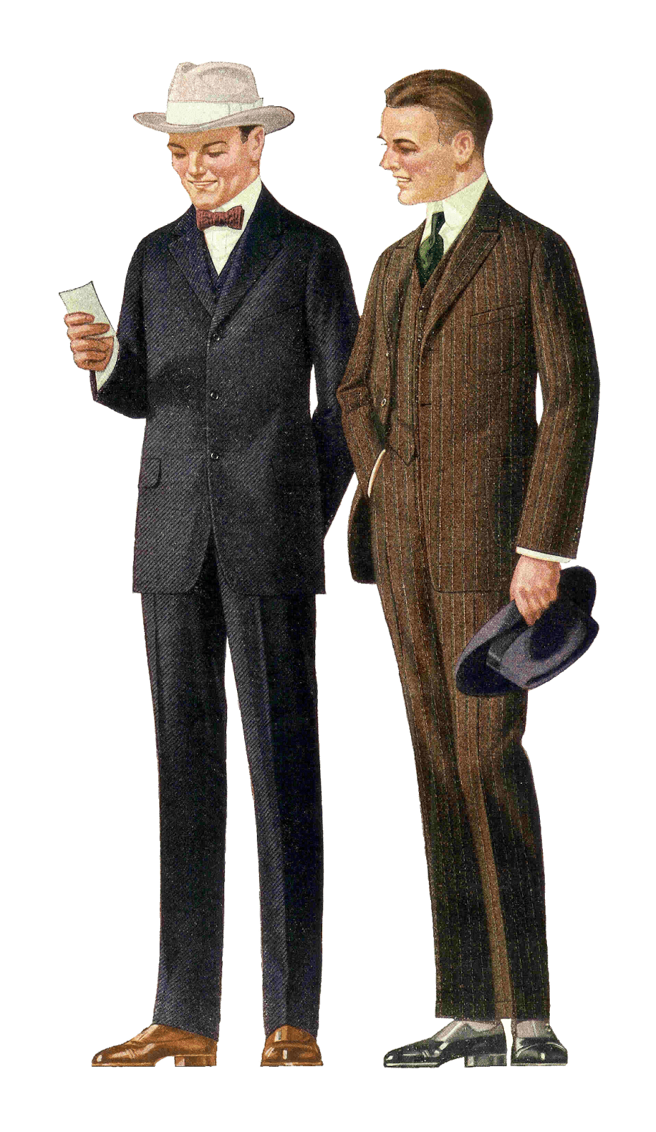 Clothes vintage fashion digital clipart of men suit graphics clip art