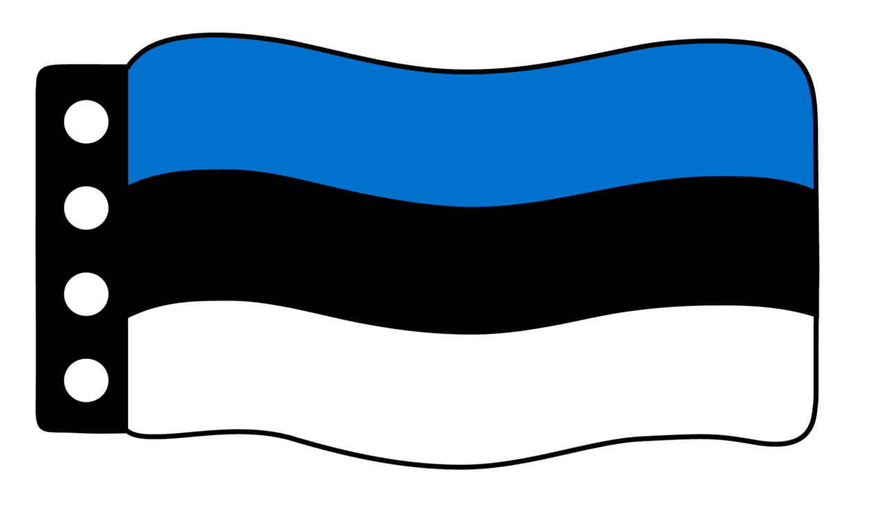 Flag estonia clipart photo